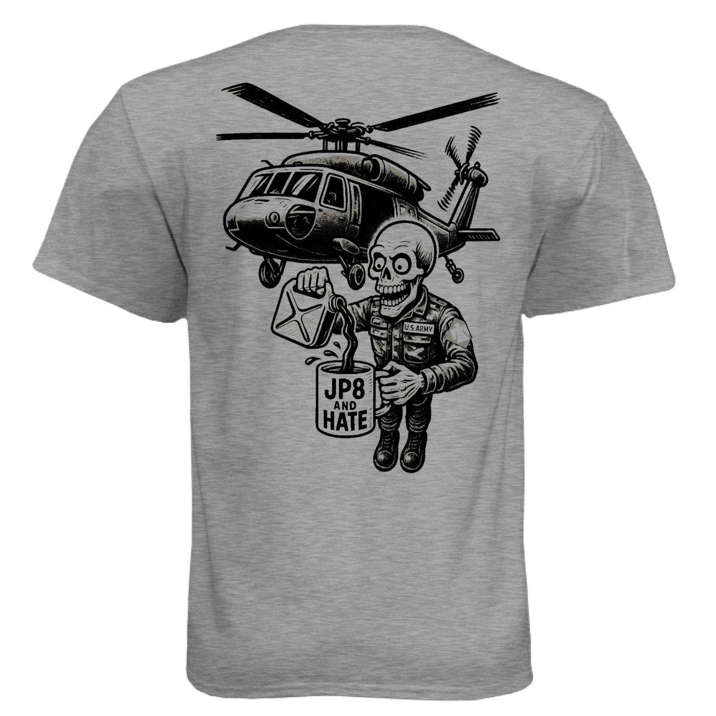 Dark Heather Grey (60/40) - BACK