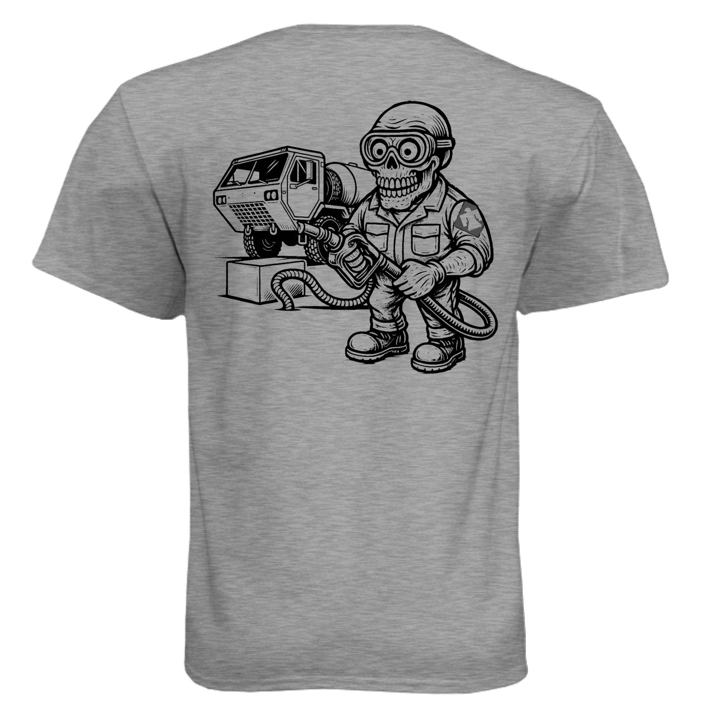 Dark Heather Grey (60/40) - BACK