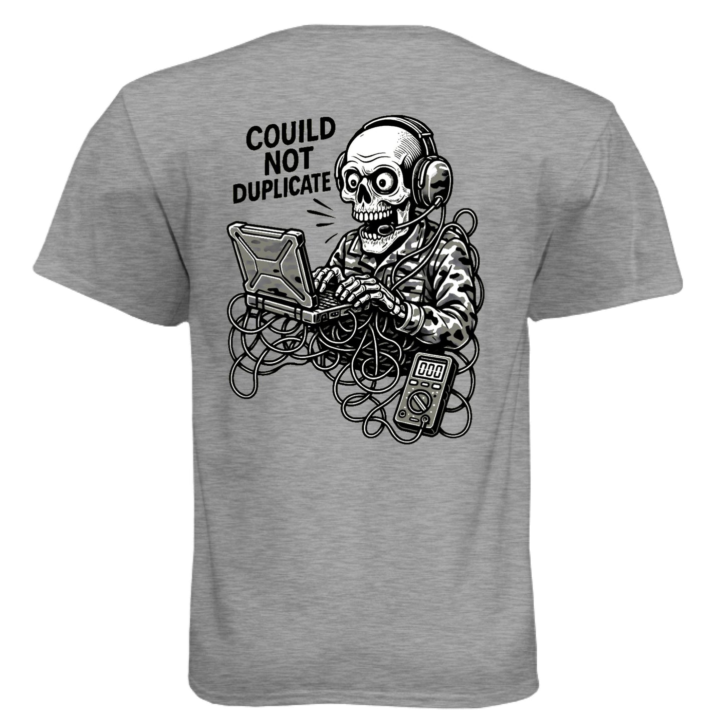 Dark Heather Grey (60/40) - BACK