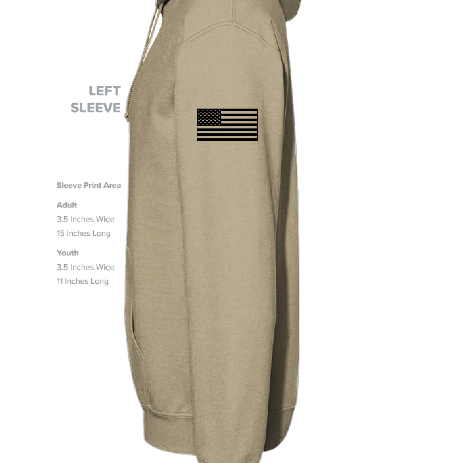 MILITARY GREEN - SLEEVE_LEFT