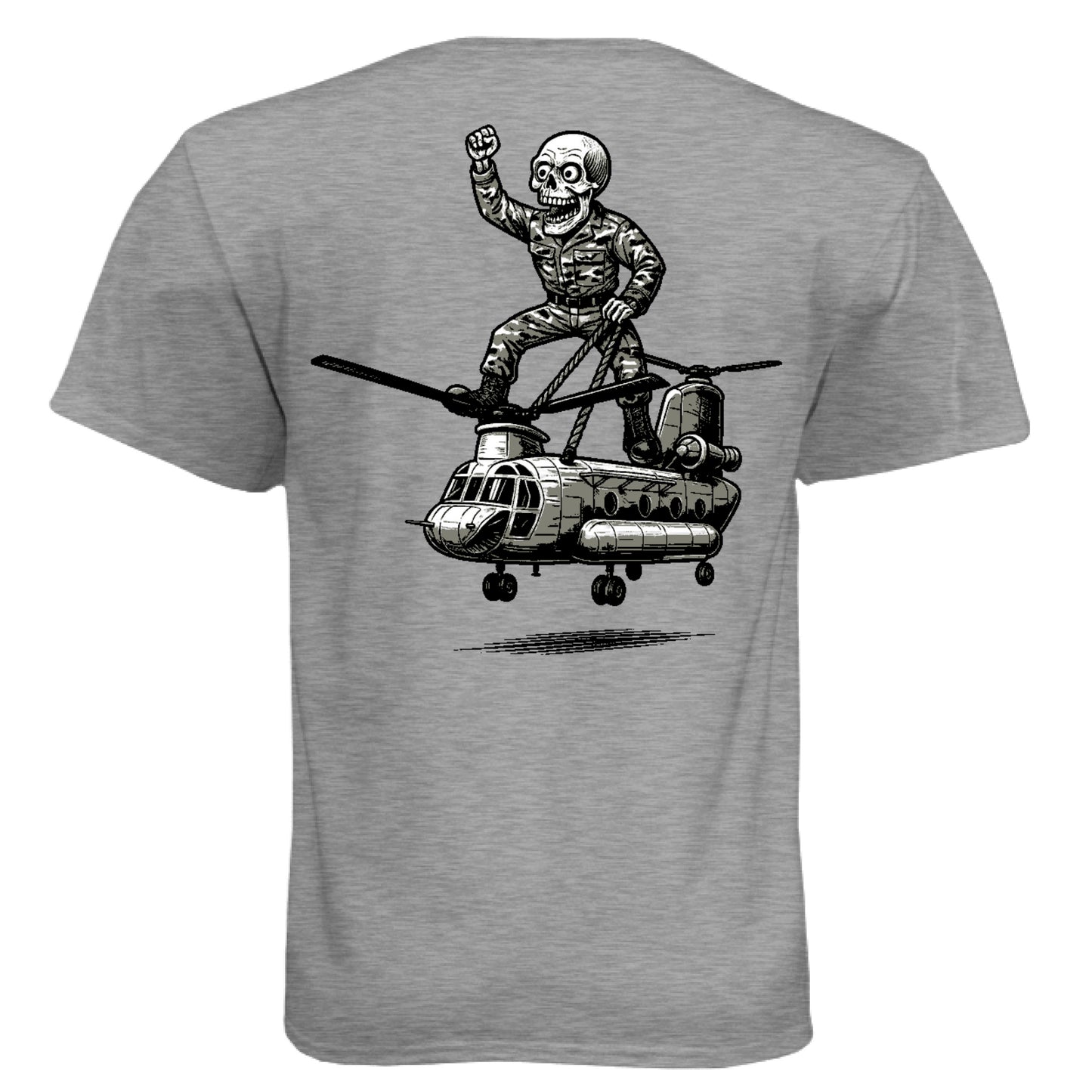Dark Heather Grey (60/40) - BACK